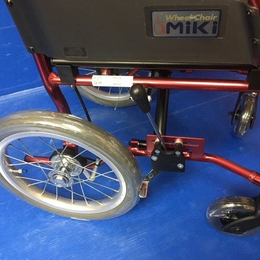 介助式車いす 標準型 軽量コンパクトタイプ　PMS-2R 車イス　車椅子　ミキ