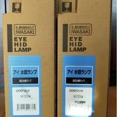 岩崎 アイ 水銀ランプ  2つ有ります