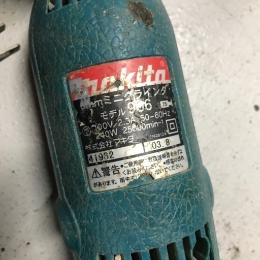 【中古】makita 60mm ミニグラインダー 906 中古】makita 60mm ミニグラインダー 906 【公式通販】