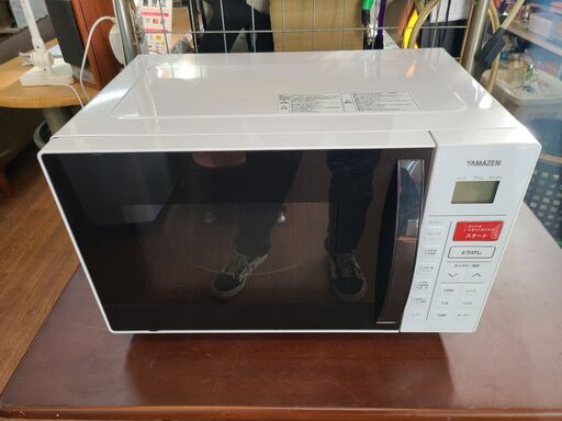 【リサイクルショップどりーむ天保山店】●6826●　山善　オーブンレンジ　2019年製　YRC-161V(W)　ターンテーブルタイプ