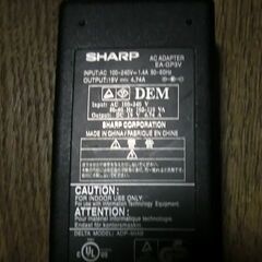 SHARP　ノートパソコン用ACアダプター　EA-GP3V
