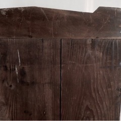 引き取り限定】ガラス扉の棚 アンティーク 骨董品 古民家 古道具 大正