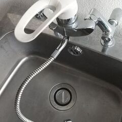 値下げしました！【蛇口付き】ステンレスシンク！