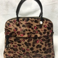 FURLA フルラ　ヒョウ柄　ショルダー ハンドバッグ 2way レディース