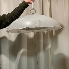 電気の傘と電球