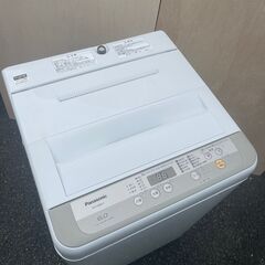☆格安☆単身者用 洗濯機(6K) パナソニック NA-F60B11 2018年製 中古品　セット割対象商品　軽トラ無料貸し出し