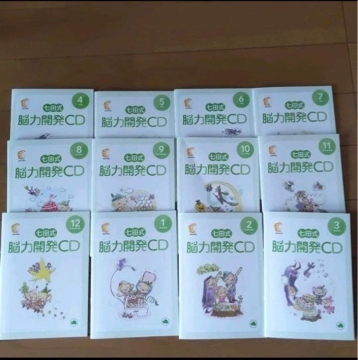 最新版　七田式　能力開発CD　いぬ　年少　３歳〜４歳　フルセット
