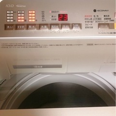 【 超美品 & 使用回数少ない 】パナソニック 洗濯機 10.0kg 2017年 日本製 即効泡洗浄 エコナビ搭載 ステンレス槽 NA-FA100H3 