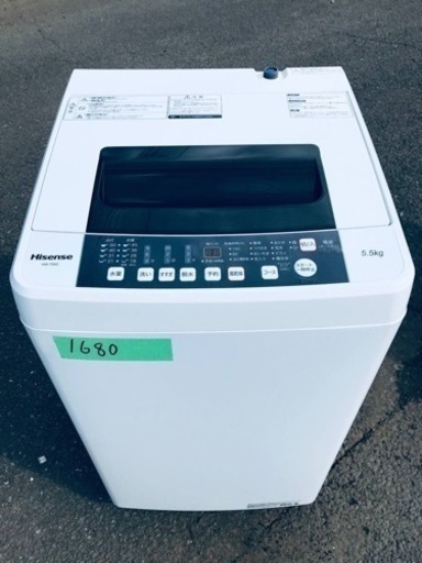 1680番Hisense✨全自動電気洗濯機✨HW-T55C‼️