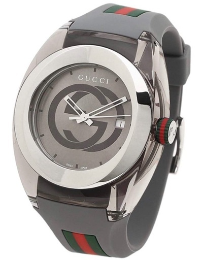グッチ 腕時計 SYNC 46MM 人気のグレー - アクセサリー