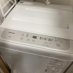【ネット決済】パナソニック洗濯機　5kg 半年使用