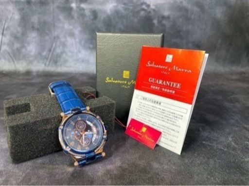 最新作 サルバトーレマーラ 腕時計 自動巻 メンズ 新品 未使用 保証書 箱付 Salvatore Marra クロノグラフ 紳士 ビジネス ブランド ギフト