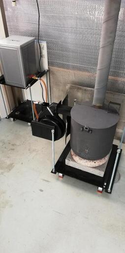 廃油ストーブ 灼熱 即使用可能 エンジンオイル処理に