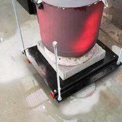 廃油ストーブ　灼熱　即使用可能　エンジンオイル処理に