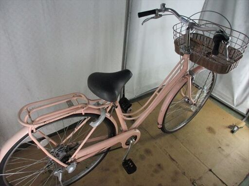 B720　限定特価11000円　整備済み★ブリヂストン　カジュナ　ピンク★ 中古自転車 【27インチ 】