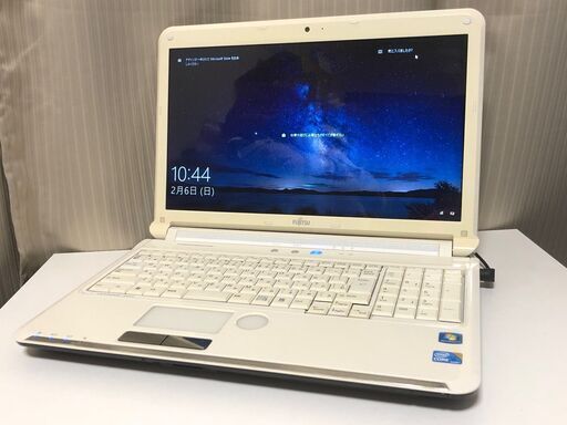 【お子様・初心者向け】Fujitsu LIFEBOOK AH53/C Core i3 M380 メモリ 4GB HDD500GB DVDスーパーマルチ Windows10