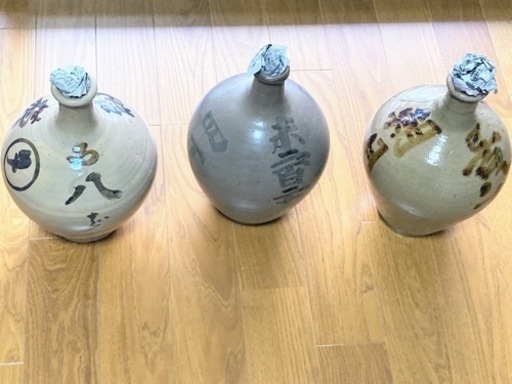 昔の大徳利3点 骨董品 1点でも