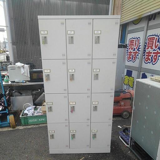 ロッカー 鍵なし 12人用 東洋事務器工業 LK-12-515-N（商品番号：