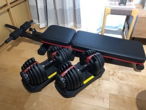 可変式ダンベル24kg x 2+マルチベンチ clontarfchiropractic.ie