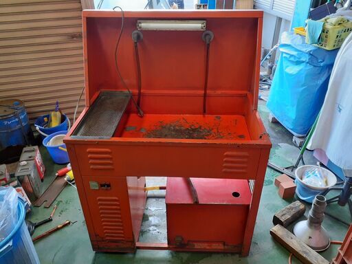 期間限定 引き取り限定でお願いいたします。認証工具　部品洗浄台