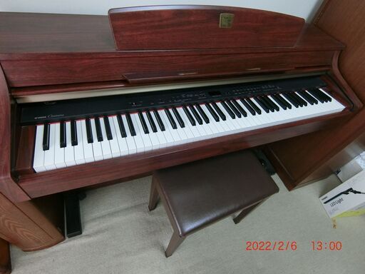 電子ピアノ　ヤマハ　クラビノーバ　CLP-340M 椅子、ヘッドホン、取り扱い説明書、CD-ROM付