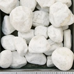 【~3/15まで！】白玉石100mm-150mm 土壌袋９袋分【値下げ相談可】