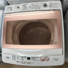 AQUA（アクア）の洗濯機2019年製（AQW-KSGP7H）で...
