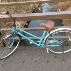 (chariyoshy 出品)26インチ　自転車　水色
