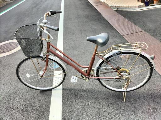 ２６インチ　５段変速付、オートライト自転車