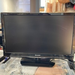 【受取決定】液晶カラーテレビ　シャープ　22V型ワイド