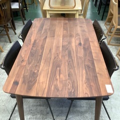 家具ならトレファク吉川店！！ 大塚家具(IDC) ダイニング5点セット テーブルキズ・チェアスレ・キズ有