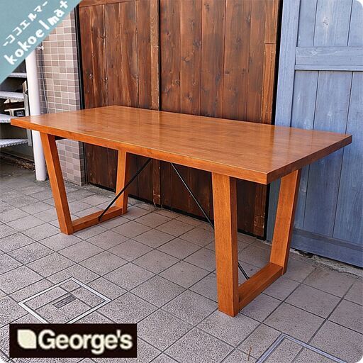 George's(ジョージズ)で扱われていた、北欧テイストのPACCO(パッコ) ダイニングテーブルです。レトロなデザインとナチュラル感が魅力の4人用食卓です！！2人暮らしにもぴったりなサイズ。CA433