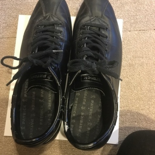 Black パトリックスニーカー ブランド靴 ビジネス用も可能 まきまきだい 牛久の靴 スニーカー の中古あげます 譲ります ジモティーで不用品の処分