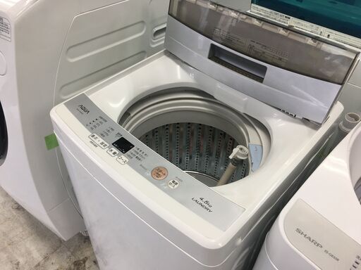 洗濯機の分解クリーニング行っています！配送設置込み！アクア4.5K洗濯機　2018年製　分解クリーニング済み！！