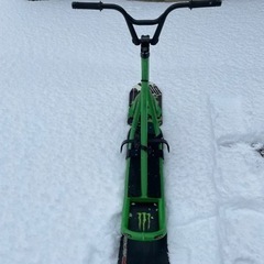 石川県 富山県 JykK スノースクート グリーン snowscoot 中古 大人用 
