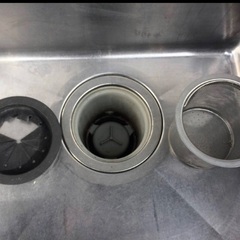 業務用 ステンレス製 1槽シンク 流し台 水栓金具付き 厨房 飲食店 ③