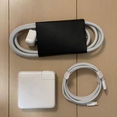 純正品　mac MacBook type-c 充電器　延長コード付き
