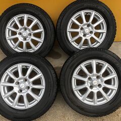 【ネット決済・配送可】185/70r14in 4本 傷少ないアル...