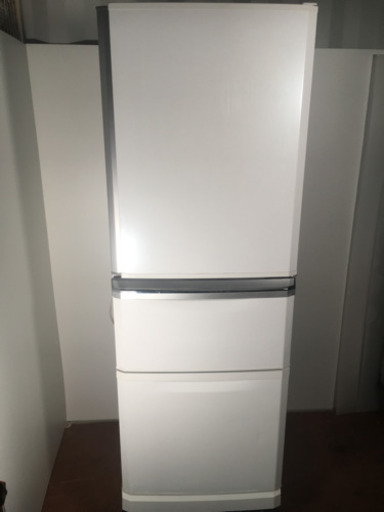 三菱ノンフロン冷凍冷蔵庫 MR-C34Y-W 2014年製