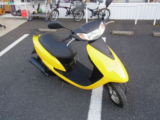 千葉県富里市リサイクルショップセコンドハンド 原付 バイク AF62 Dio ディオ 50CC 4サイクル ホンダ HONDA 中古 黄 税込￥66,000-