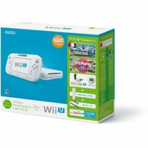 期間限定お値下げ！【付属ソフト多数！⭐直ぐに遊べるセット】ファミリープレミアムセット+Wii Fit U(バランスWiiボード別梱) ＋ソフト26本＋amiibo3体など