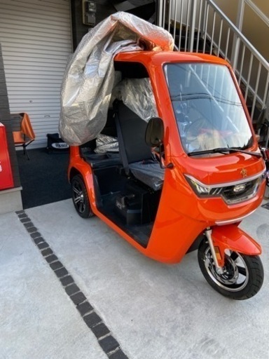 EVトゥクトゥク オレンジ 新品 未乗車
