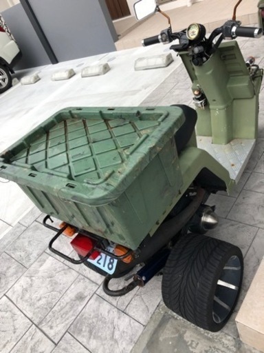 ジャイロXメタリックグリーン！ 売約済み】＜特選中古車情報#97＞4st ジャイロX 側車付軽二輪仕様・艶