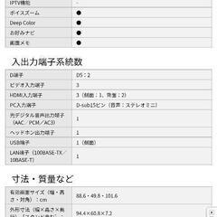SONY液晶テレビ40型 KDL-40F1