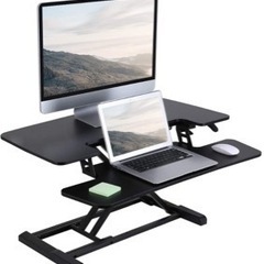 【ネット決済】卓上スタンディングデスク 高さ調節できるオフィステーブル