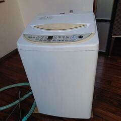 全自動洗濯機、まだまだ使えます。SANYO