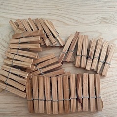 《ご購入者さま決定》木の洗濯バサミ　木製ピンチ