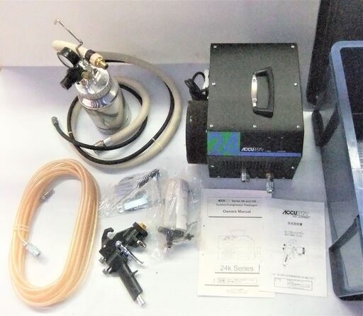 【未使用】３Mアキュスプレー 24k 温風低圧塗装機一式 HVLP ACCUSPRAY 補修 自動車 サフ 板金 鈑金 スリーエム 噴霧器 江戸川区