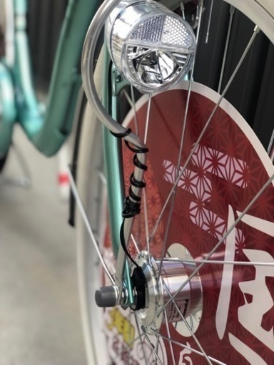 新車☆30%OFF【日本製】アルミフレーム軽快車 ＬEDオートライト 軽量ママチャリ 盗難補償付き 新車☆30%OFF【日本製】アルミフレーム軽快車 LEDオートライト 軽量