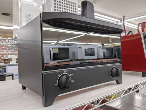 未使用KOIZUMI オーブン トースター KOS-1214 コイズミ スタイリッシュデザイン